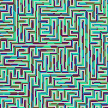 Color Rhombus tile tessellation pattern illustration