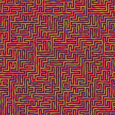 Color Rhombus tile tessellation pattern illustration