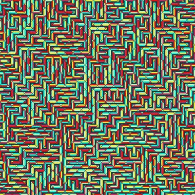 Color Rhombus tile tessellation pattern illustration