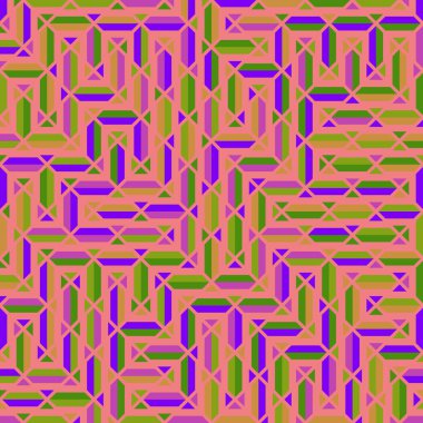 Color Rhombus tile tessellation pattern illustration