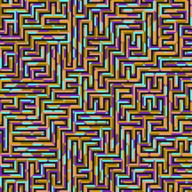 Color Rhombus tile tessellation pattern illustration