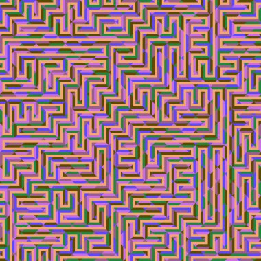 Color Rhombus tile tessellation pattern illustration