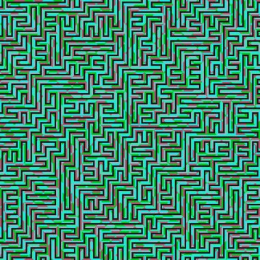 Color Rhombus tile tessellation pattern illustration