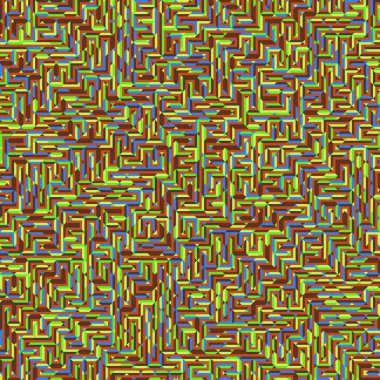 Color Rhombus tile tessellation pattern illustration