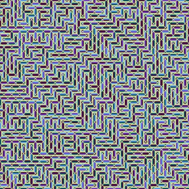 Color Rhombus tile tessellation pattern illustration