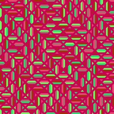 Color Rhombus tile tessellation pattern illustration