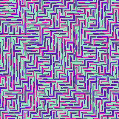 Color Rhombus tile tessellation pattern illustration