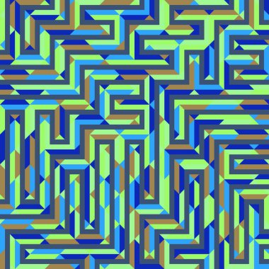 Color Rhombus tile tessellation pattern illustration