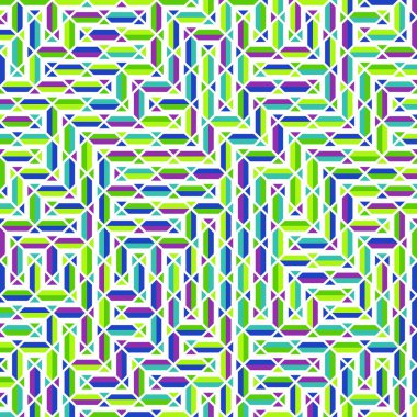 Color Rhombus tile tessellation pattern illustration