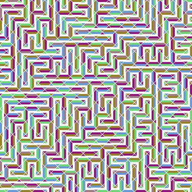 Color Rhombus tile tessellation pattern illustration
