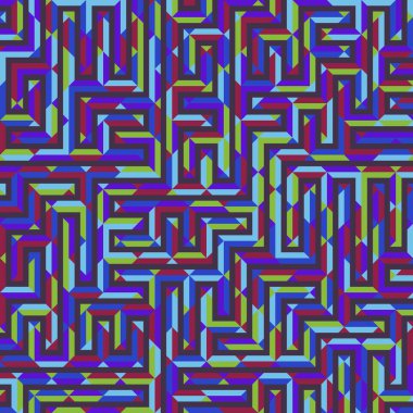 Color Rhombus tile tessellation pattern illustration