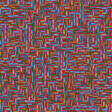 Color Rhombus tile tessellation pattern illustration