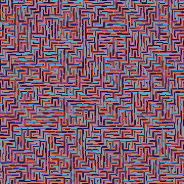 Color Rhombus tile tessellation pattern illustration