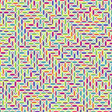 Color Rhombus tile tessellation pattern illustration