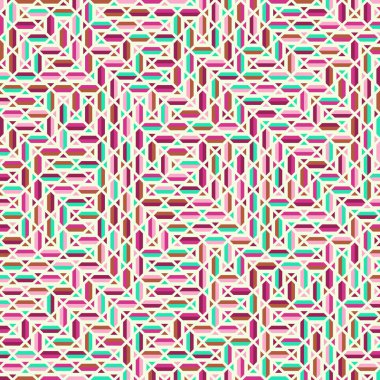 Color Rhombus tile tessellation pattern illustration