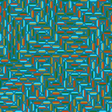 Color Rhombus tile tessellation pattern illustration