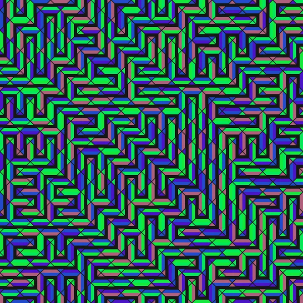 Color Rhombus Tile Tessellation Pattern Illustration — ストックベクタ