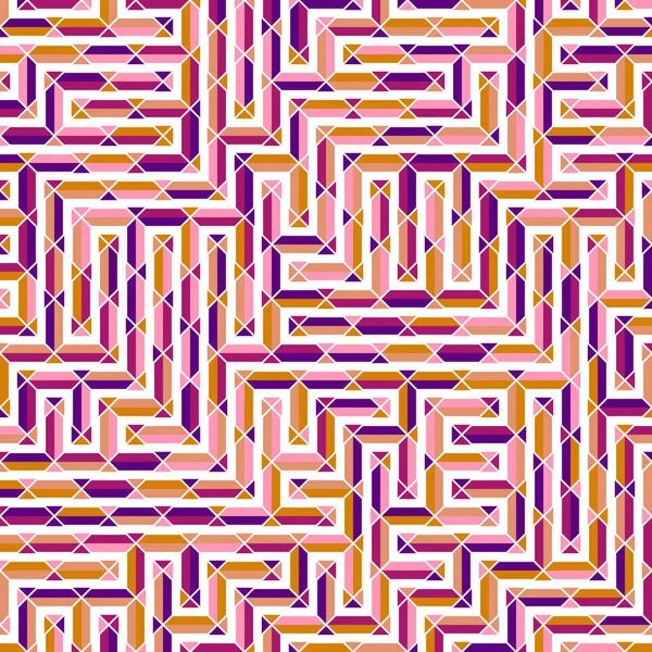 Color Rhombus Tile Tessellation Pattern Illustration — Stok Vektör