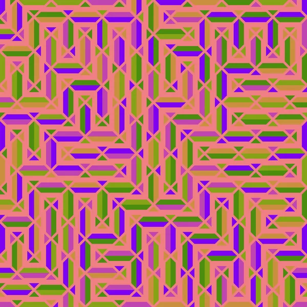 Color Rhombus Tile Tessellation Pattern Illustration — Archivo Imágenes Vectoriales