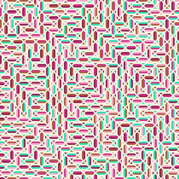 Color Rhombus Tile Tessellation Pattern Illustration — ストックベクタ