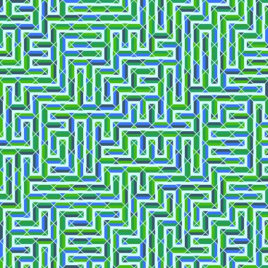 Color Rhombus tile tessellation pattern illustration