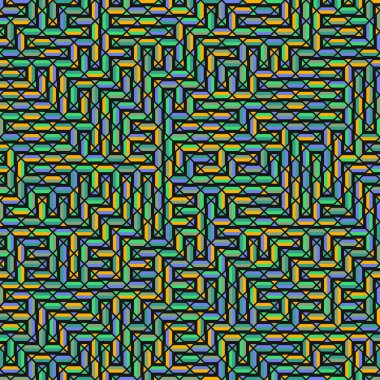 Color Rhombus tile tessellation pattern illustration