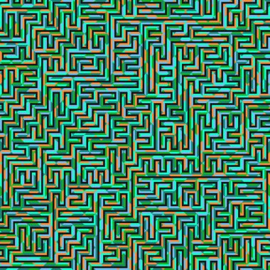 Color Rhombus tile tessellation pattern illustration