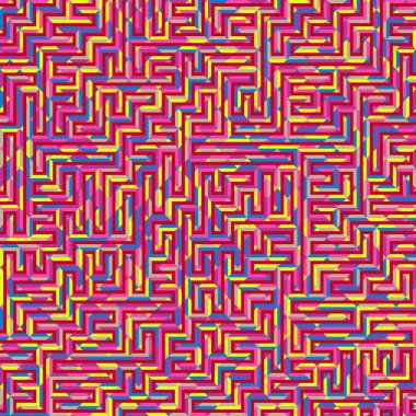 Color Rhombus tile tessellation pattern illustration