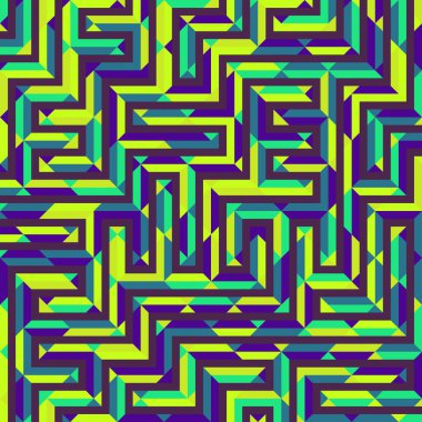 Color Rhombus tile tessellation pattern illustration