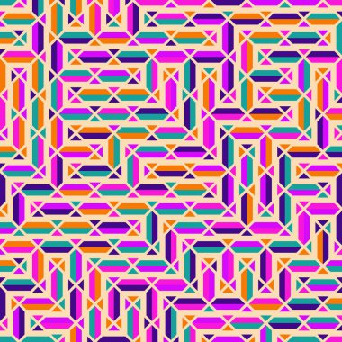 Color Rhombus tile tessellation pattern illustration