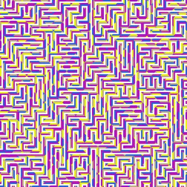 Color Rhombus tile tessellation pattern illustration