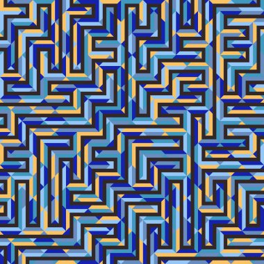 Color Rhombus tile tessellation pattern illustration