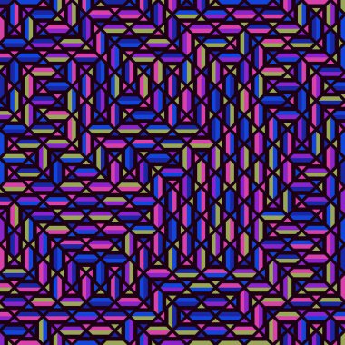 Color Rhombus tile tessellation pattern illustration
