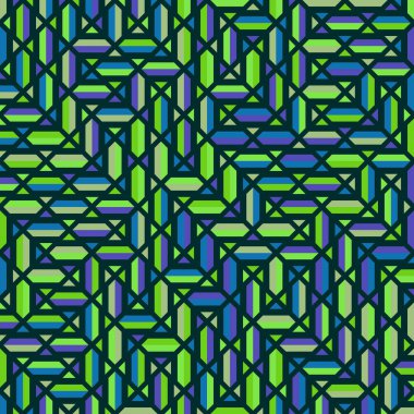 Color Rhombus tile tessellation pattern illustration