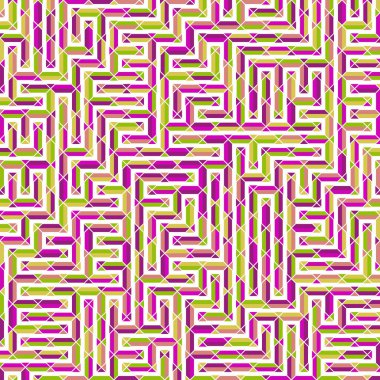 Color Rhombus tile tessellation pattern illustration