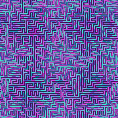 Color Rhombus tile tessellation pattern illustration