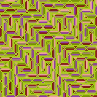 Color Rhombus tile tessellation pattern illustration