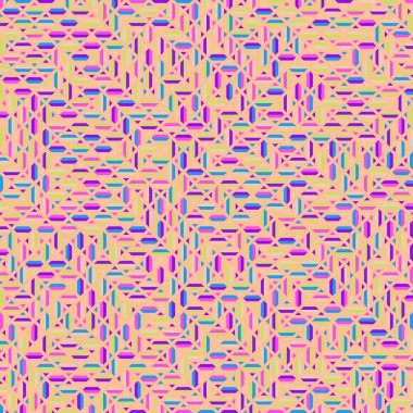 Color Rhombus tile tessellation pattern illustration