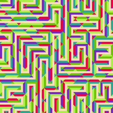 Color Rhombus tile tessellation pattern illustration