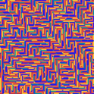 Color Rhombus tile tessellation pattern illustration