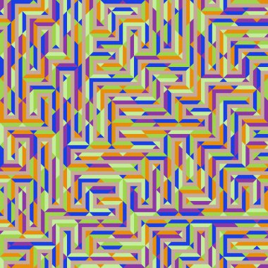 Color Rhombus tile tessellation pattern illustration