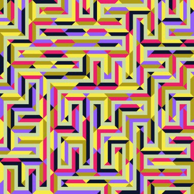 Color Rhombus tile tessellation pattern illustration