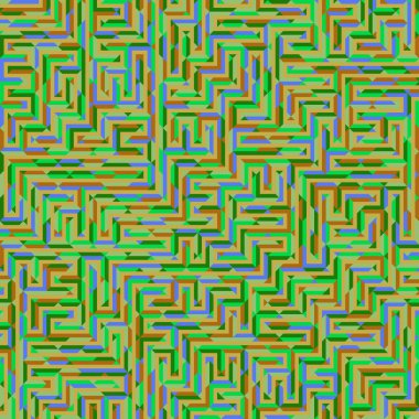 Color Rhombus tile tessellation pattern illustration