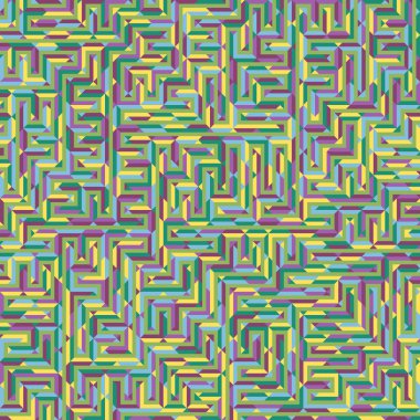 Color Rhombus tile tessellation pattern illustration