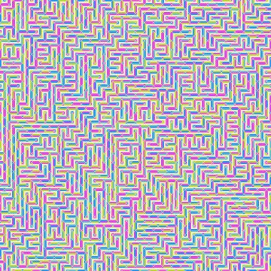 Color Rhombus tile tessellation pattern illustration