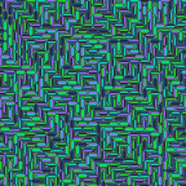 Color Rhombus tile tessellation pattern illustration