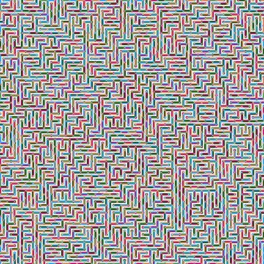 Color Rhombus tile tessellation pattern illustration