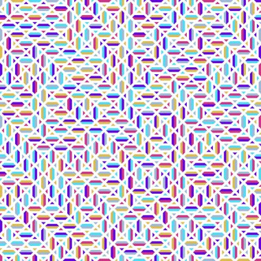 Color Rhombus tile tessellation pattern illustration