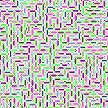 Color Rhombus tile tessellation pattern illustration