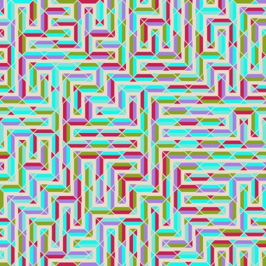 Color Rhombus tile tessellation pattern illustration